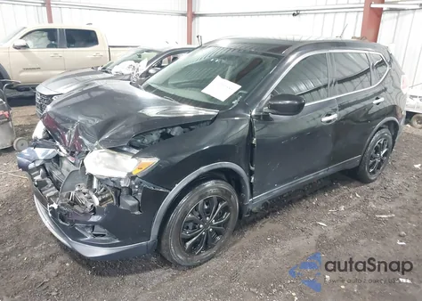2016 Nissan Rogue S z USA, uszkodzony, nr VIN 5N1AT2MV1GC848096